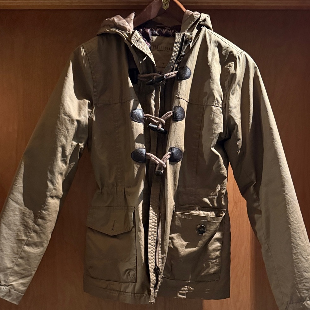 Brown Aeropostale Toggle Jacket
